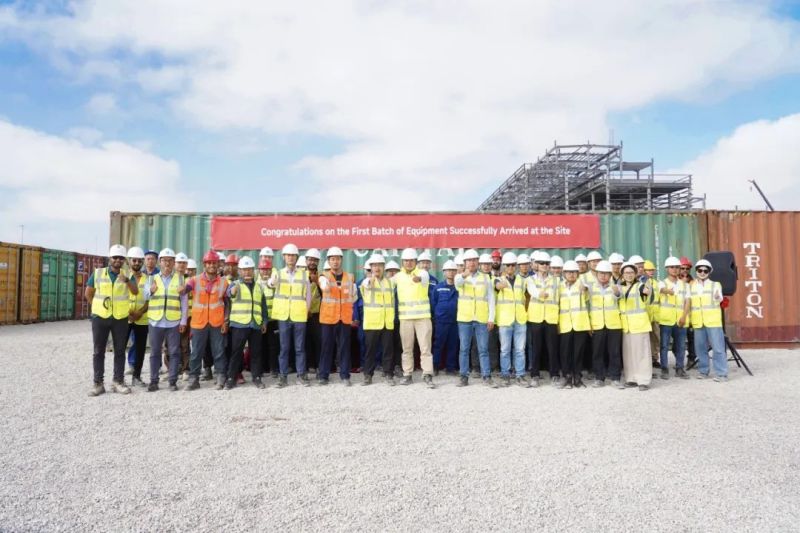 國(guó)際產(chǎn)能加速建設(shè)！中偉摩洛哥項(xiàng)目首批設(shè)備順利到港