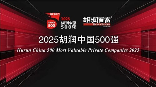 榮登2025胡潤中國500強｜中偉新材位列第336位，連續三年上榜彰顯發展韌性